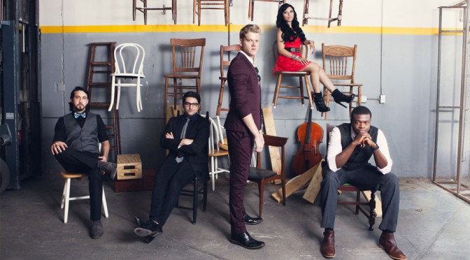 Grammy winning a cappella group Pentatonix