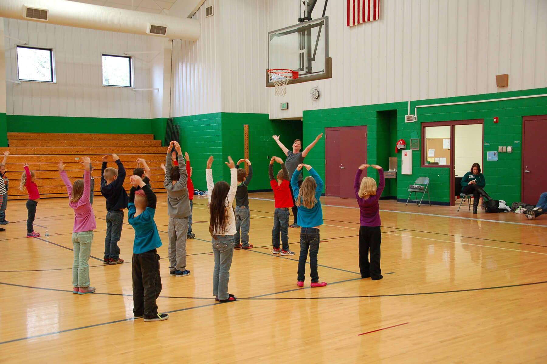 students learn from Dance Kaleidoscope instructor Liberty Harris