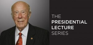 George Shultz - The Presidential Lecture Series