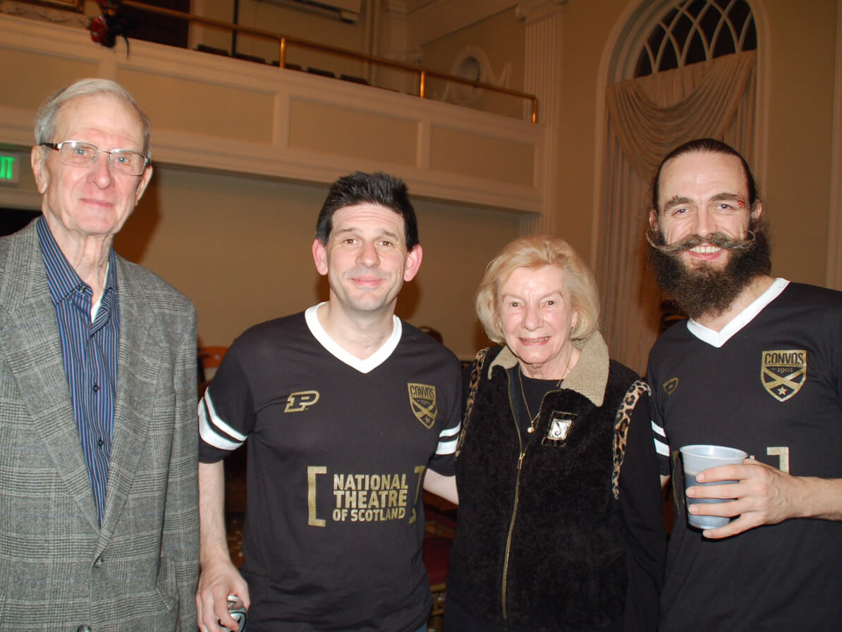 Dale and Jeanne Compton with National Theatre of Scotland
