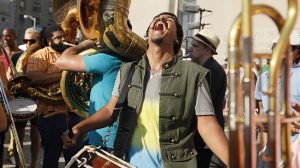 Sunny Jain from Red Baraat during NPR Field Recording Session