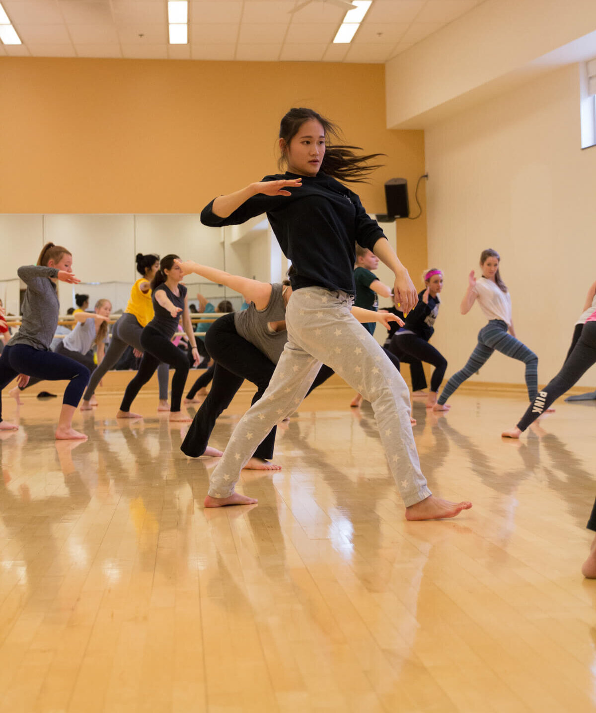 Dance division learns from Carrie Hanson, director of The Seldoms