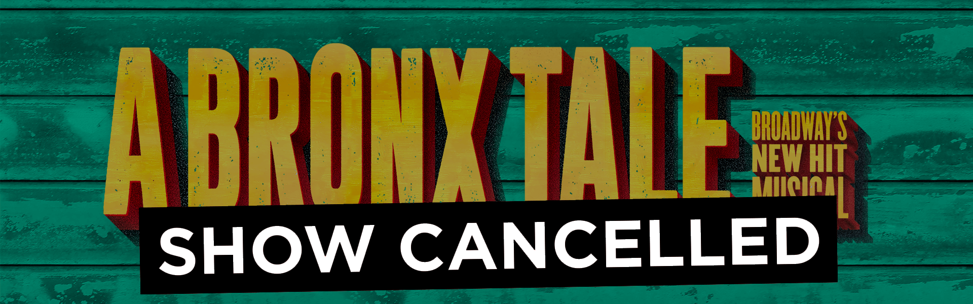 Bronx Tale cancelled