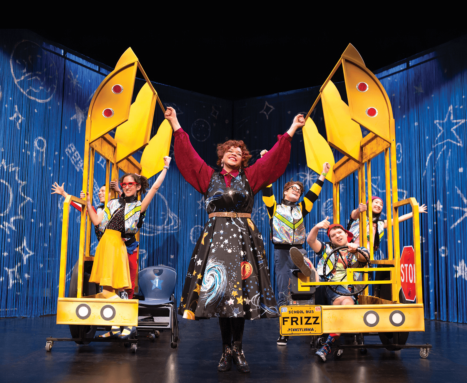 cast of The Magic School Bus: Lost in the Solar System, photo by Jeremy Daniel