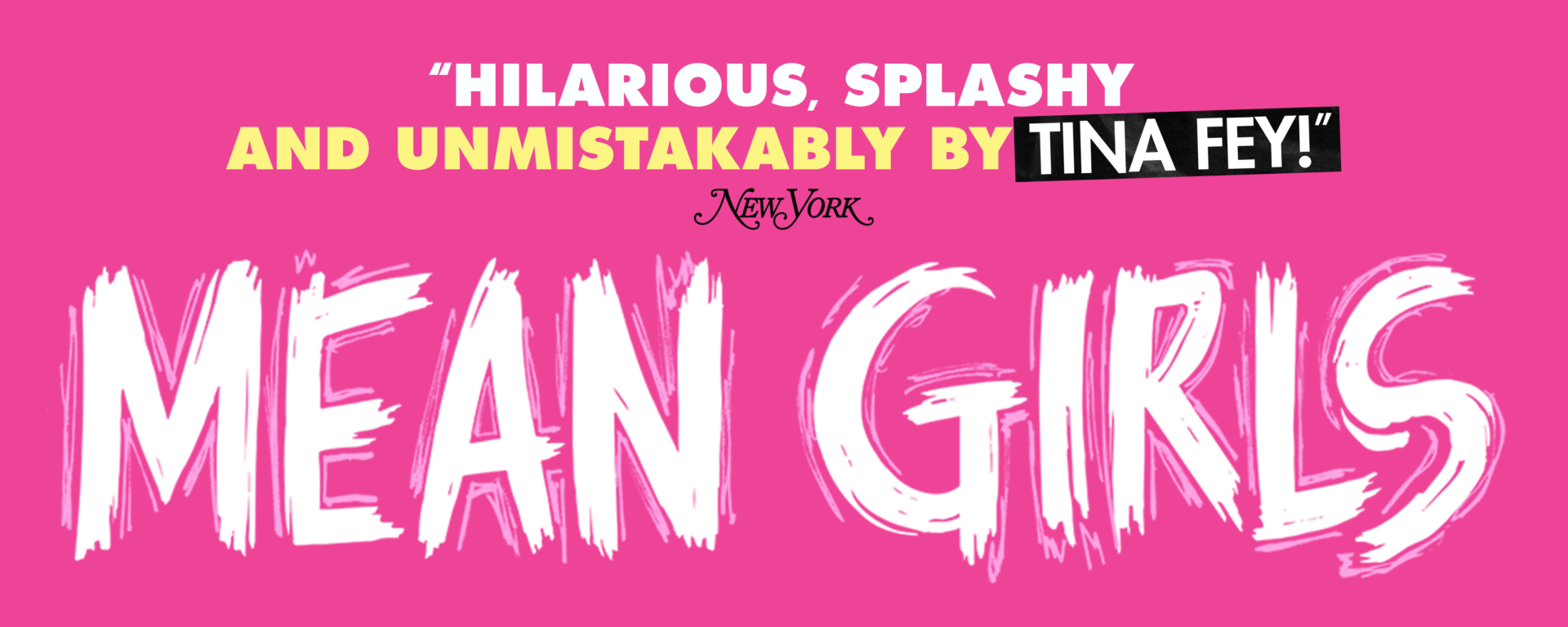 "Hilarious, Splashy and Unmistabkably by Tina Fey!" - New York magazine, Mean Girls