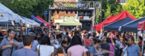 Global Fest in downtown West Lafayette
