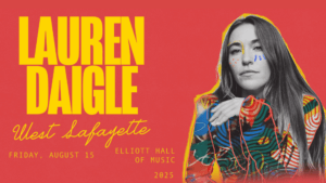 Lauren Daigle West Lafayette poster 1920x1080