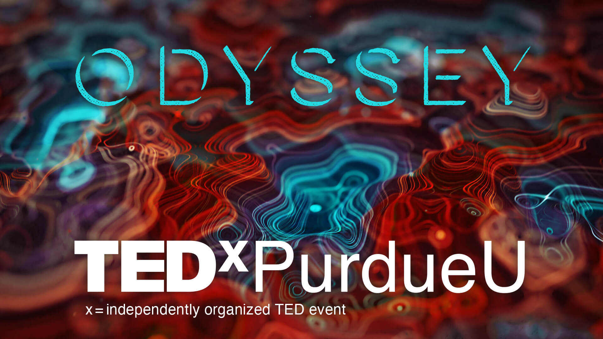 TEDxPurdueU: Odyssey poster with logo